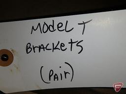 Model T brackets, pair