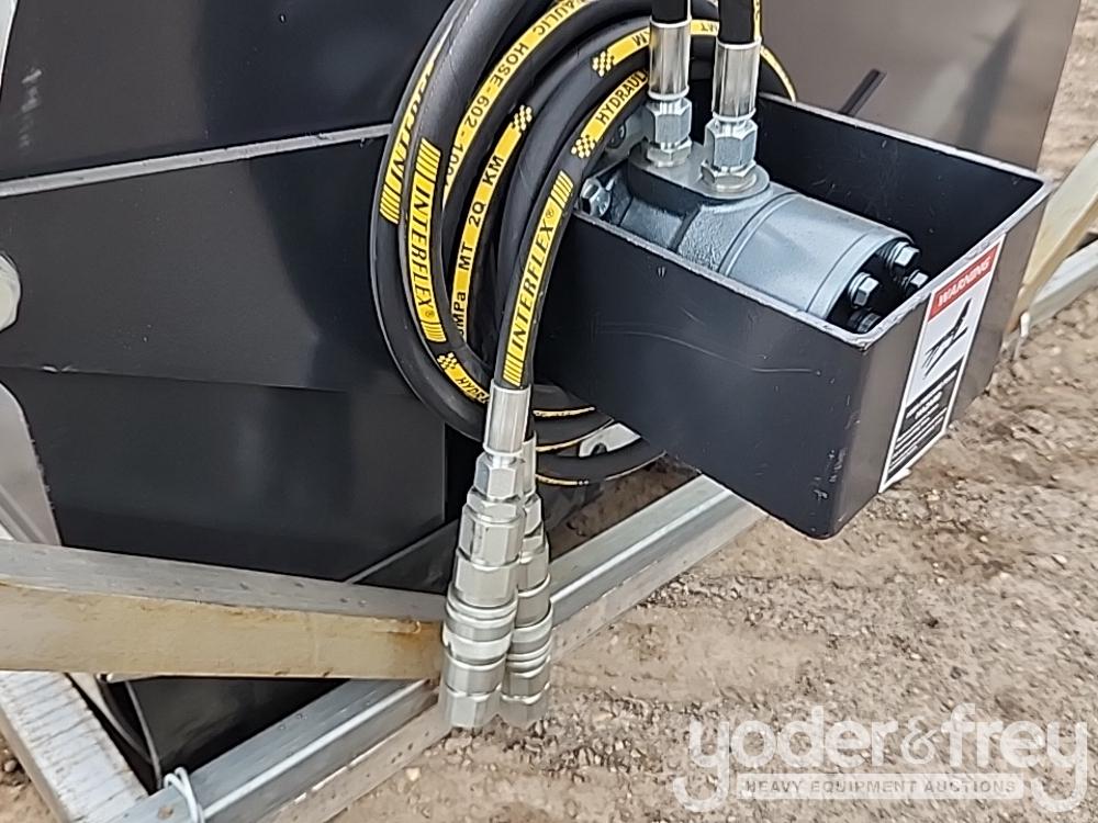 Unused JCT Heavy Duty Hydraulic Boxbroom Sweeper to suit Skidsteer