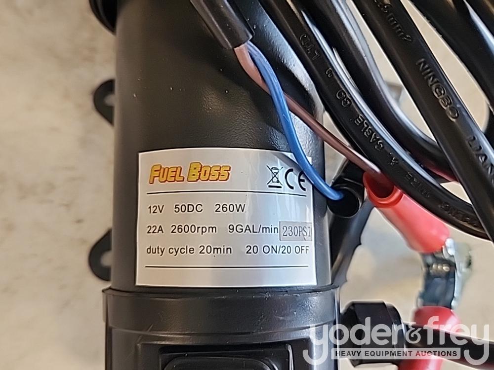 Unused Fuel Boss DEF Pump, 12V, 13' EPDM Hose, 9 GPM