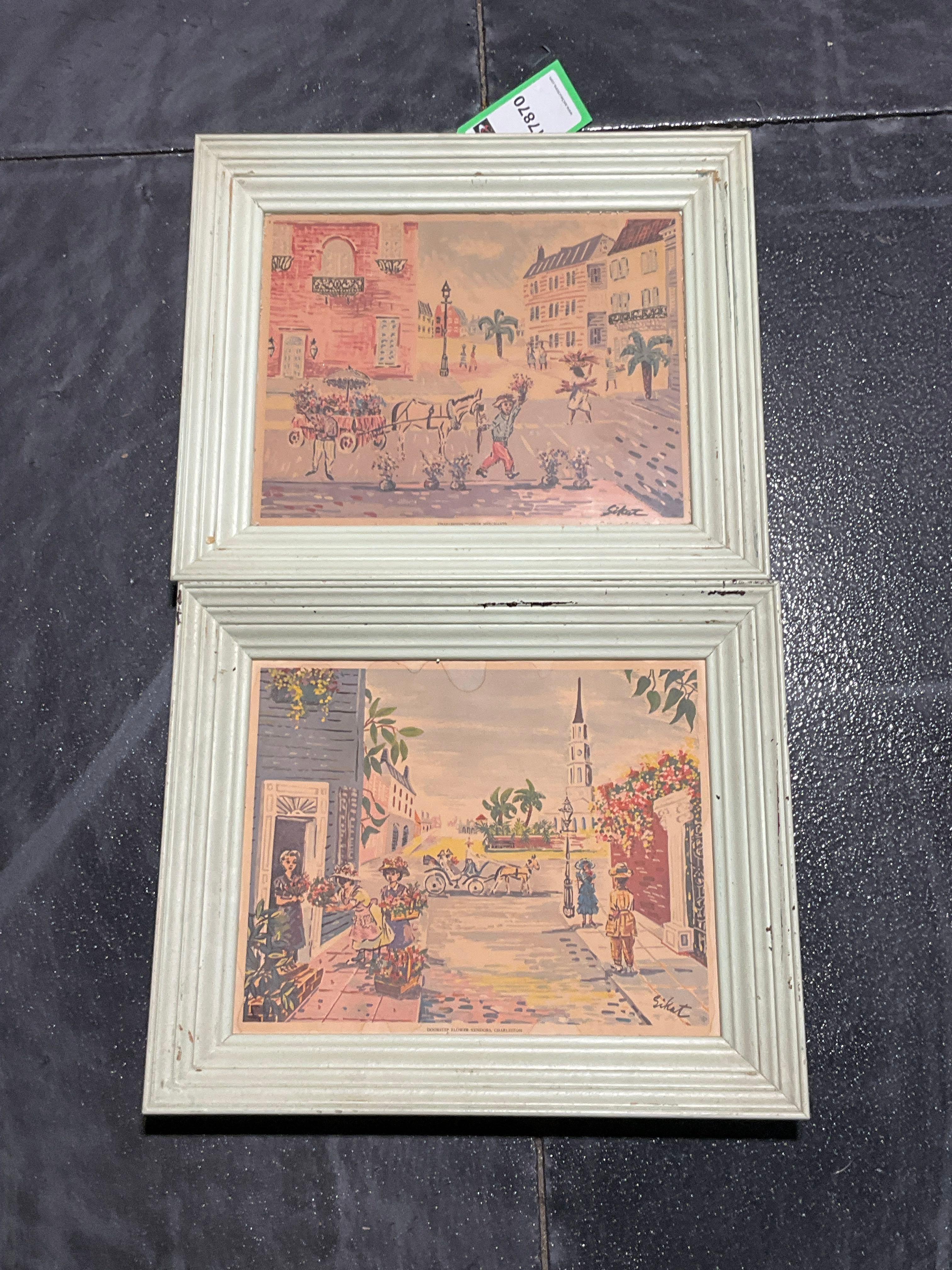 ( 2 ) SIKAT OF CHARLESTON IN FRAMES WALL DECOR,  APPROXIMATELY 20€� L X 16 W€� 