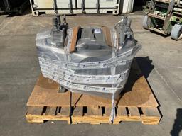 ROOTS ROTARY LOBE BLOWER MODEL 721 RCS-J WITH PULLEY , PALLET APPROX WEIGHT 2690, BLOWER APPROX 43?