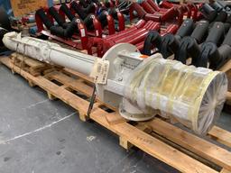 PROCESS SYSTEMS INDUSTRIAL VERTICAL TURBINE PUMP 3 STAGE MODEL 12Y-1350 , APPROX 10FT.11? LONG
