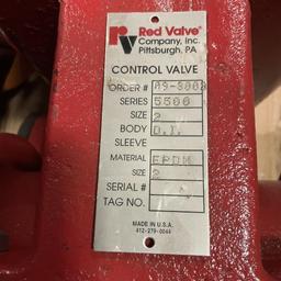 RED VALVE Co. PRESSURE CONTROL VALVE SERIES 5500 #09-3003
