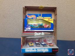 (1)...Hot Wheels Pavement Pounder (Hot Wheels vehicles missing), (1) Target Drive-In Hot Wheels Hot