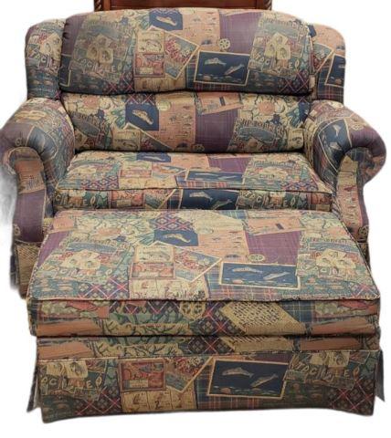 Loveseat (sofa bed) w/Storage Ottoman