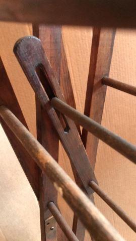 Antique Wooden Drying Rack, 48 1/2’’ Tall, 33’’