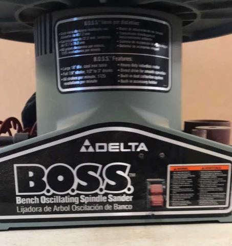 Delta Boss 1/2 HP Bench Oscillating Spindle Sander