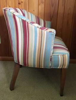 Barrel Back Upholstered Side Chair