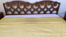 King-Size Bed, Mattress Pad & Bedspread