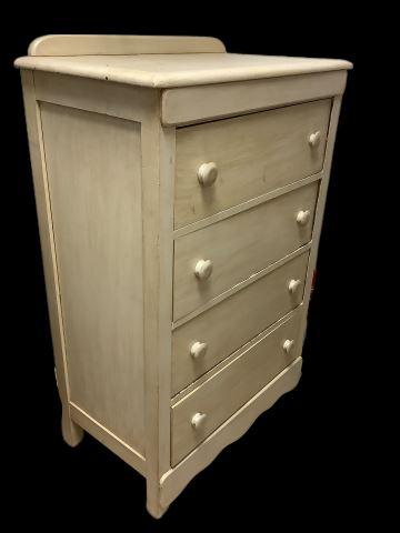 Painted 4 Drawer Chest