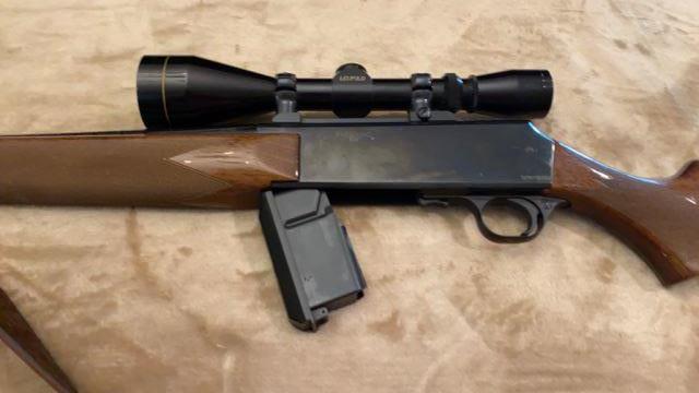 Browning BAR Caliber 7mm Remington Mag Only 4+1 Capacity Automatic Rifle with Leupold Scope