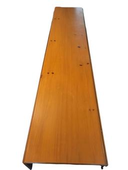 Vintage Pine Drop Leaf Table w/Tapered Legs -