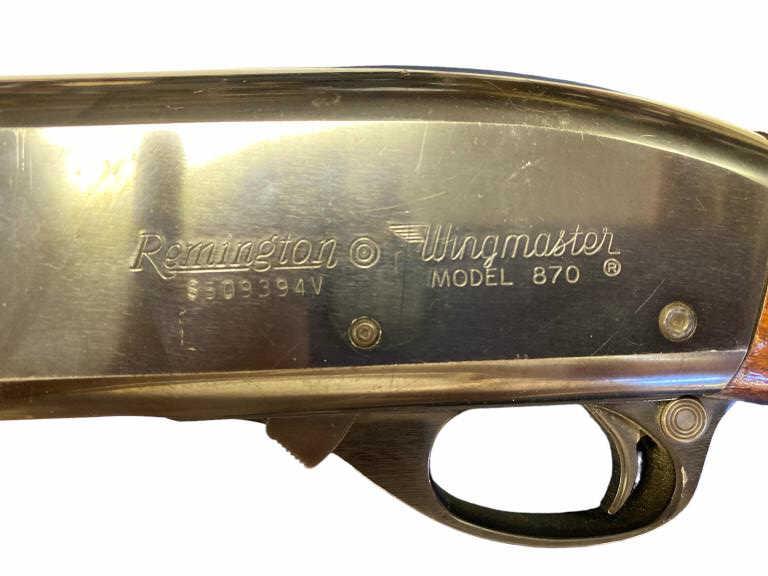 Remington Wingmaster Model 870 Pump Action