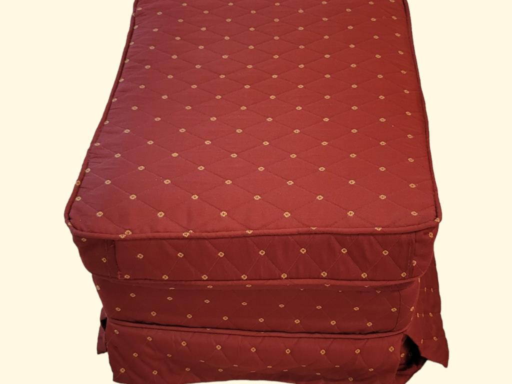 Upholstered Ottoman 27” x 21” x 15”
