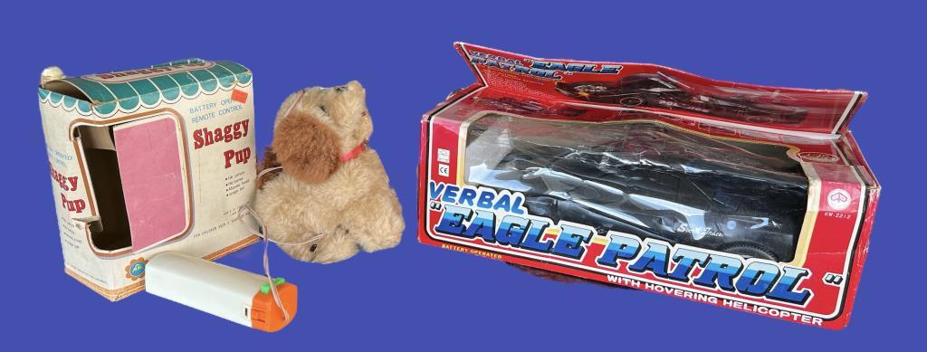 (2) Electronic Toys: Verbal Eagle Patrol Car w