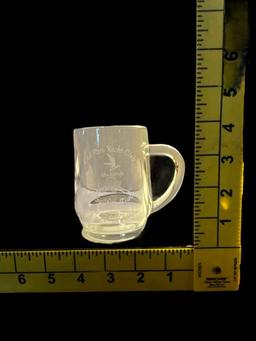 (8) Glass Mugs Engraved “Old Port Yacht Club