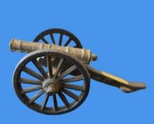 Vintage Cast Iron Fort Clinch Souvenir Cannon