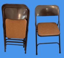 (4) Samsonite Metal Folding Chairs