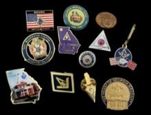 Assorted Free Masons Pins, Etc