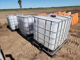 (3) 275 Gallon Water Tanks