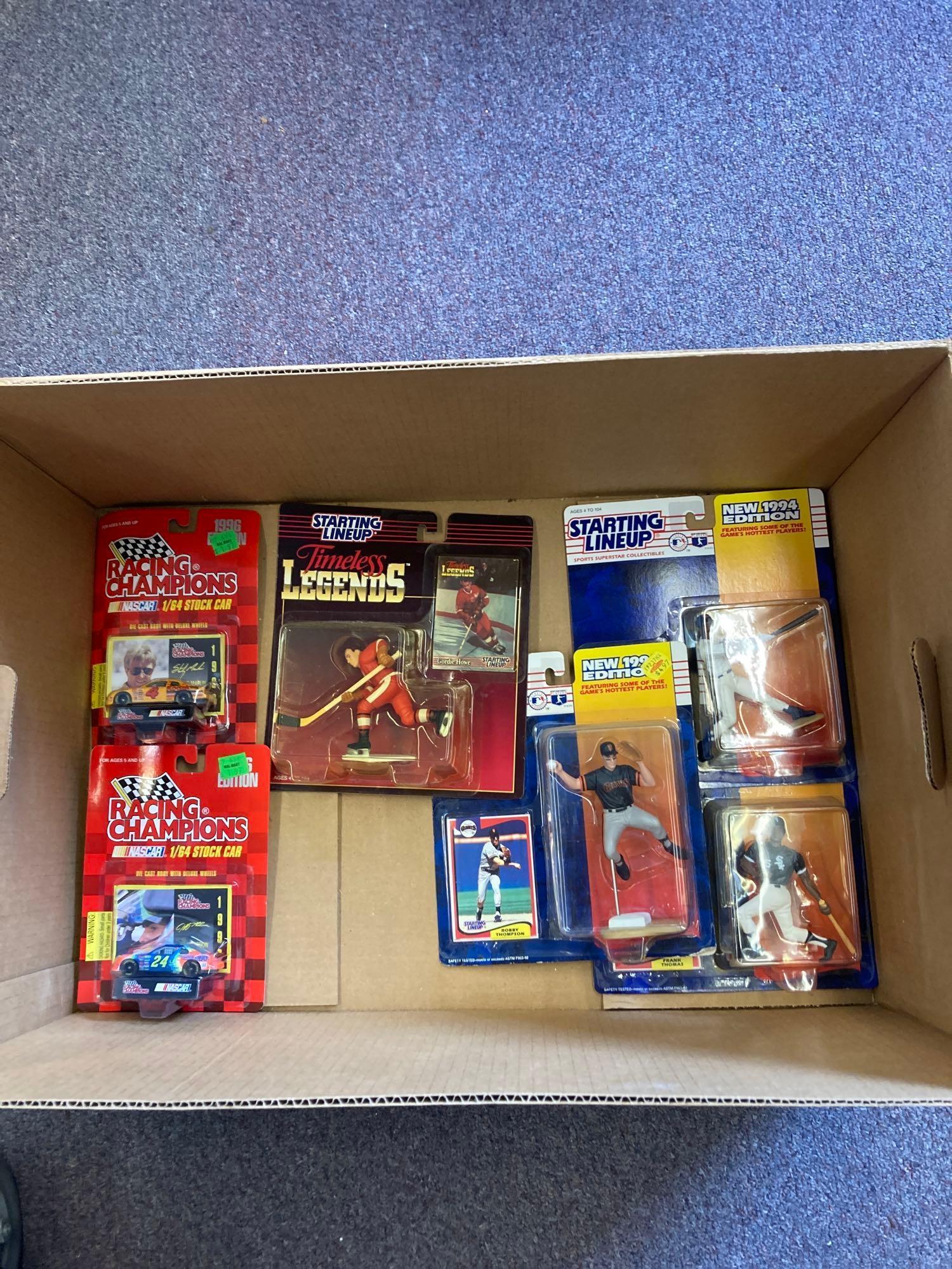New old stock Starting Lineup items also Space Jam Michael Jordan figure