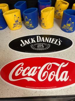 Advertising Koozies double sided signs, beverage can radio, clothing
