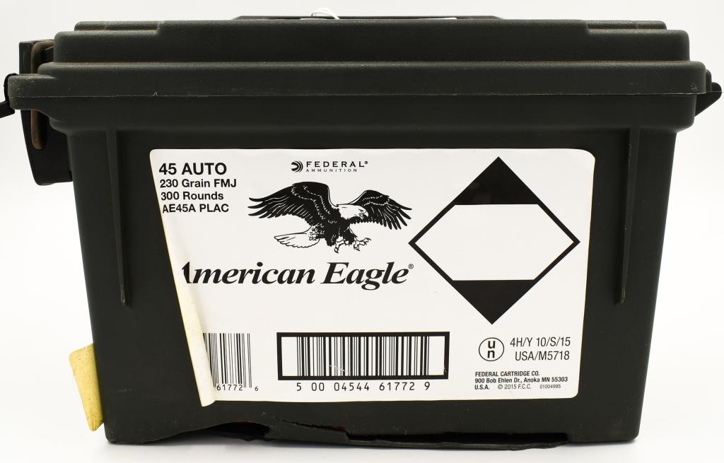 300 Rounds Of American Eagle .45 Auto Ammunition