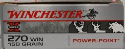 40 Rounds Of Winchester SuperX .270 Win Ammo