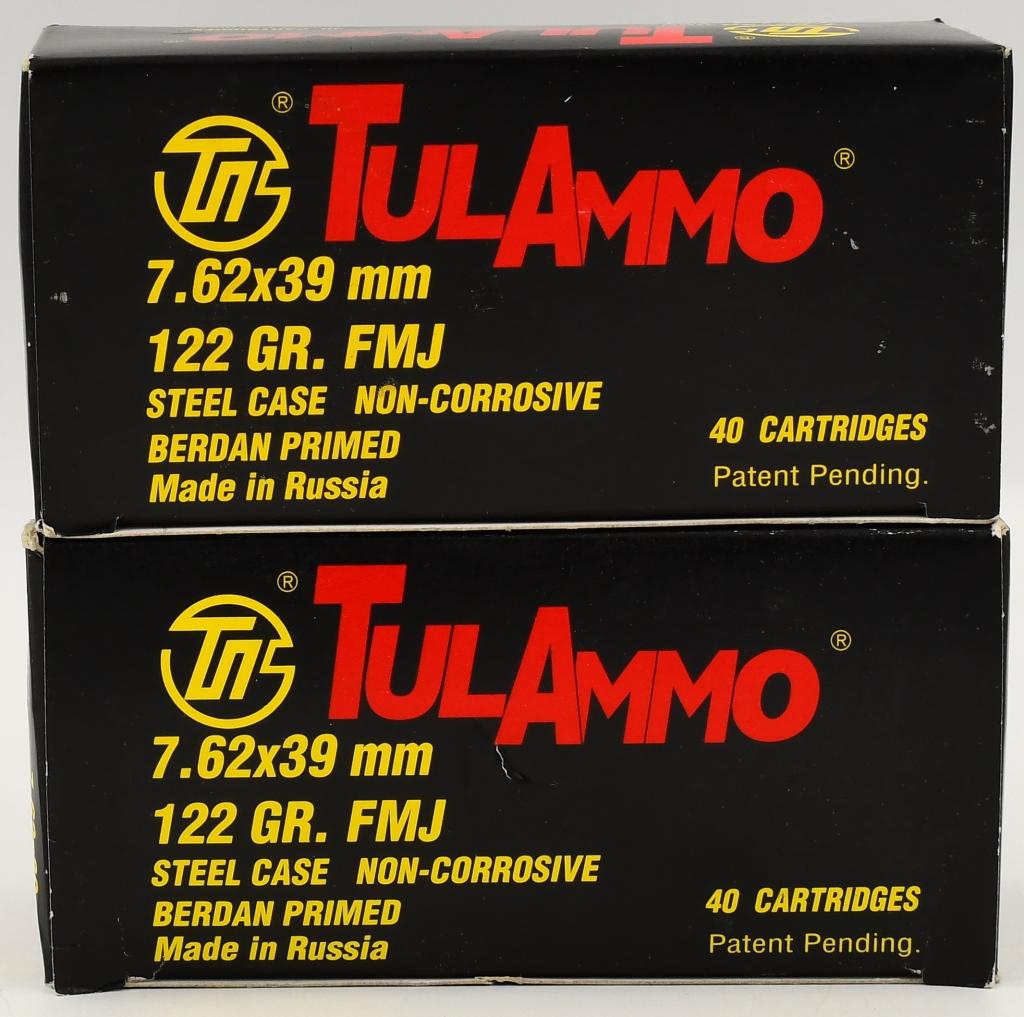 80 rds 7.62x39mm TulAmmo ammo