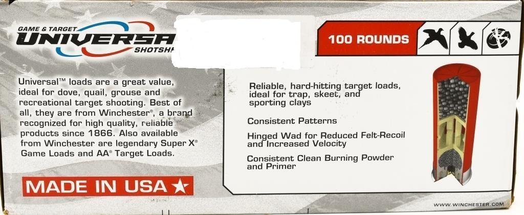 100 Rounds Of Winchester Heavy Load 12 Ga