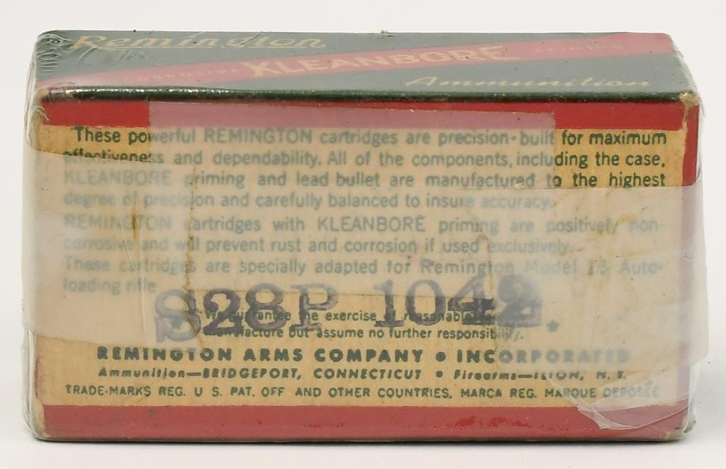 Collectors Box Of Remington .22 Rem Auto Loading