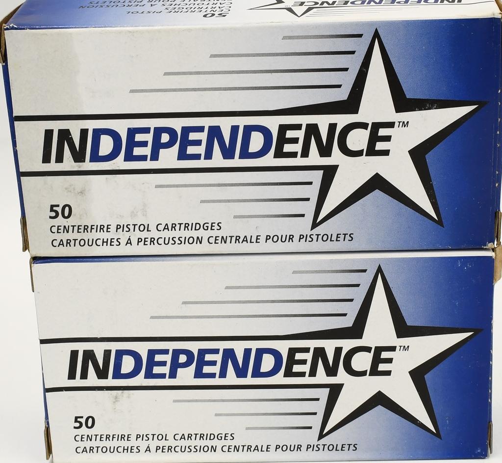 100 Rounds Of Federal Independence 9mm Luger