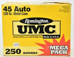 200 Rounds Of Remington UMC .45 ACP Ammunition