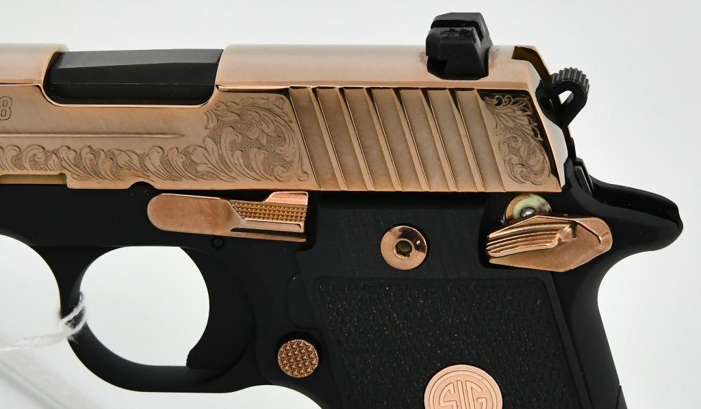 SIG Sauer P938 Rose Gold Semi Auto Pistol 9MM