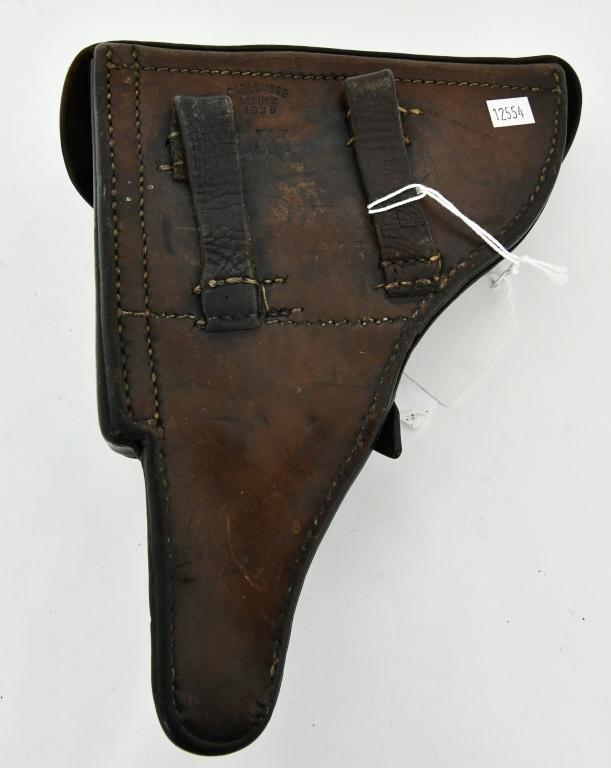 Carl Busse WW2 German Leather P08 Luger Holster