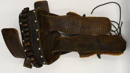 Altstatt Leather Basket Weave Dual Holster & Belt