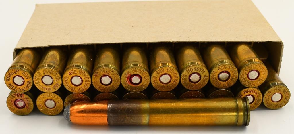 37 Rounds Of Winchester .458 Win Mag Ammunition