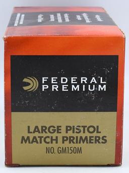 1000 Count Of Federal Premium Large Pistol Primers