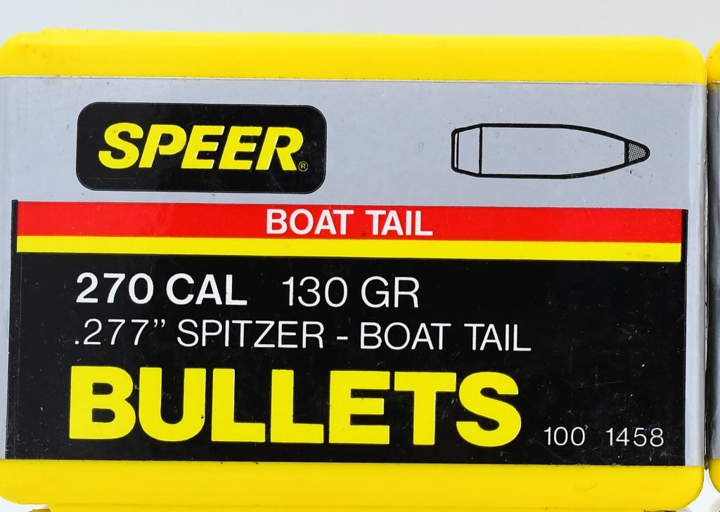 318 Count of Speer .270 Caliber Bullet Tips