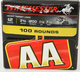 100 Count of Winchester AA Heavy Target Load 12 Ga