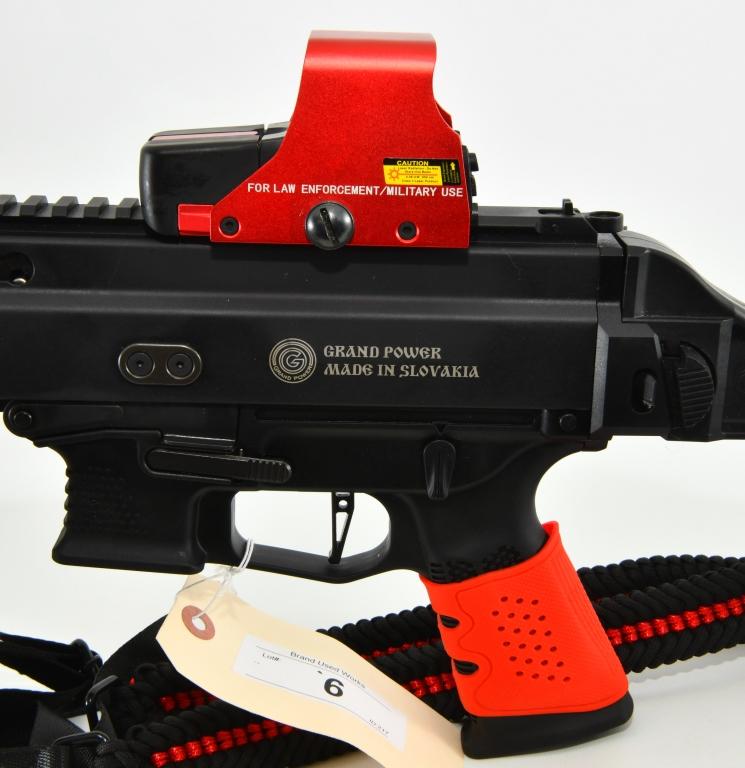 Grand Power Stribog SP9A3 9MM Pistol with SB Brace