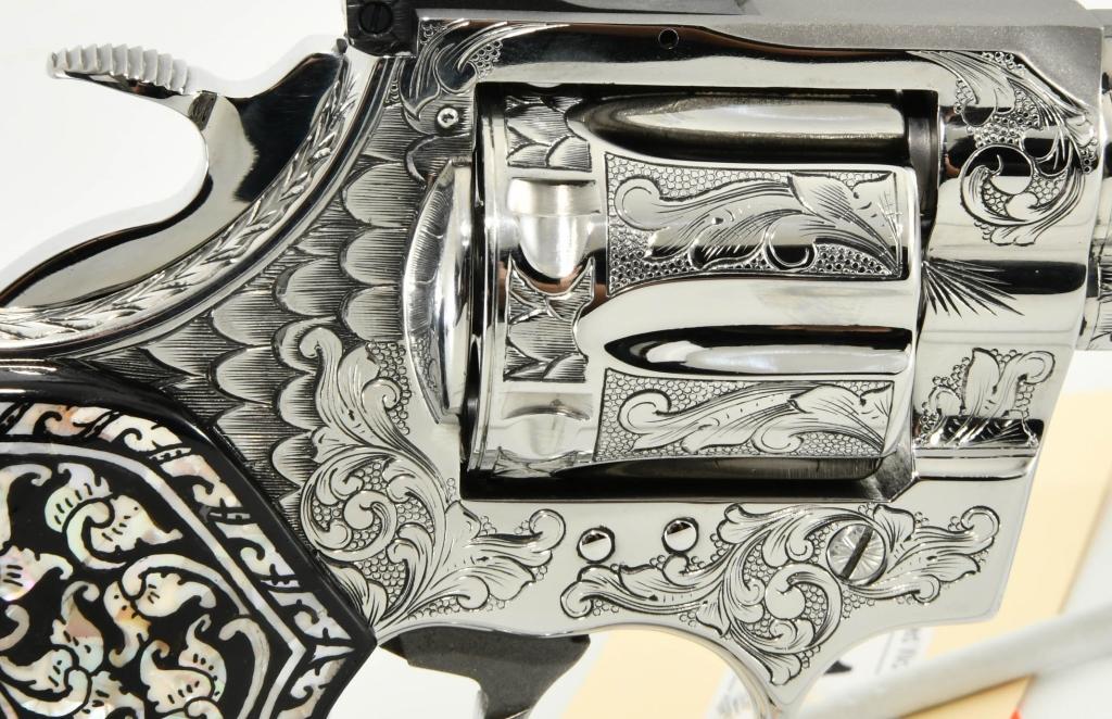 Engraved Colt King Cobra Snake Gun .357 Magnum