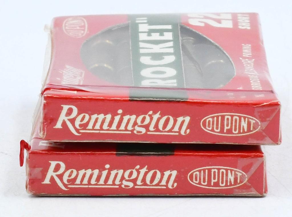 2 Collector Boxes Of Remington Rocket .22 Short