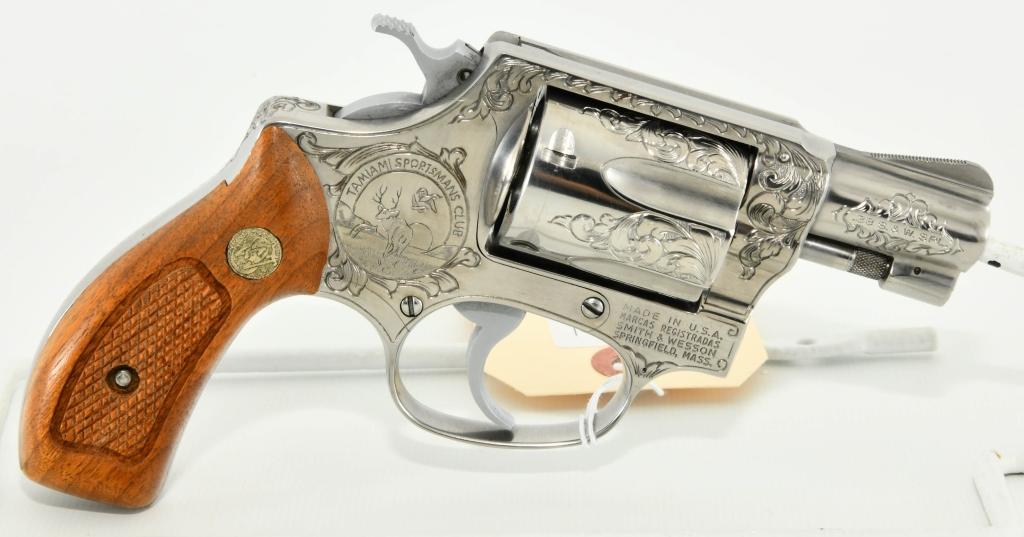 Engraved Smith & Wesson Model 60 Revolver .38