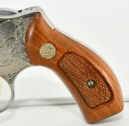 Engraved Smith & Wesson Model 60 Revolver .38