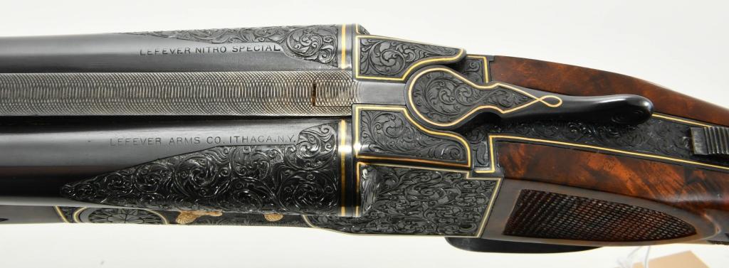 Highly Engraved Lefever Arms Ithaca SXS 20 Gauge