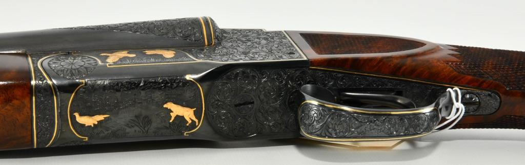 Highly Engraved Lefever Arms Ithaca SXS 20 Gauge