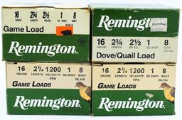 100 Rounds of Remington 16 Ga shotshells