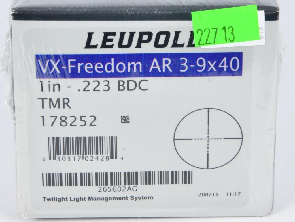 Brand New Leupold VX-Freedom AR 3-9x40 Riflescope