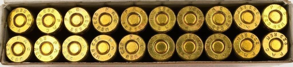 100 Rounds of PMC Bronze .223 Rem Ammunition